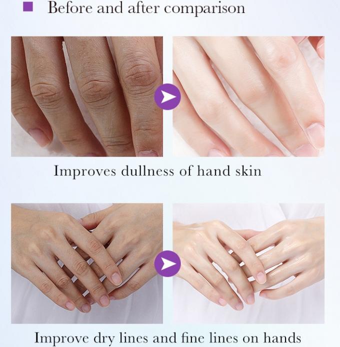 Masque à main à lavande de taille régulière Exfoliant et hydratant Forme de feuille personnalisable 8