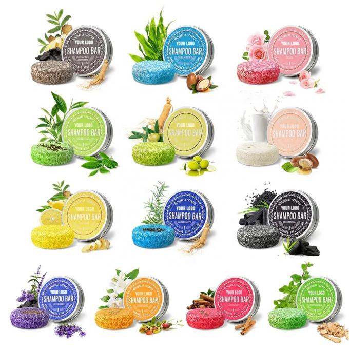 Barre de shampooing à l' huile d' olive de taille régulière avec des ingrédients naturels 5