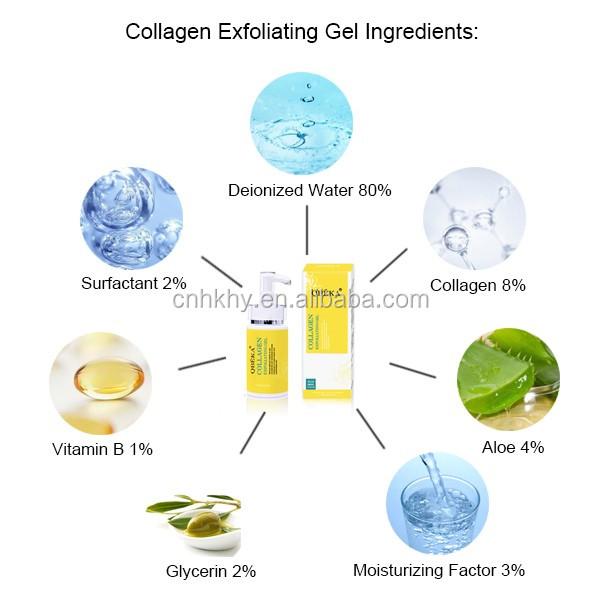 Scrub exfoliant pour la peau hydratant le collagène hydratant le visage et les mains 1