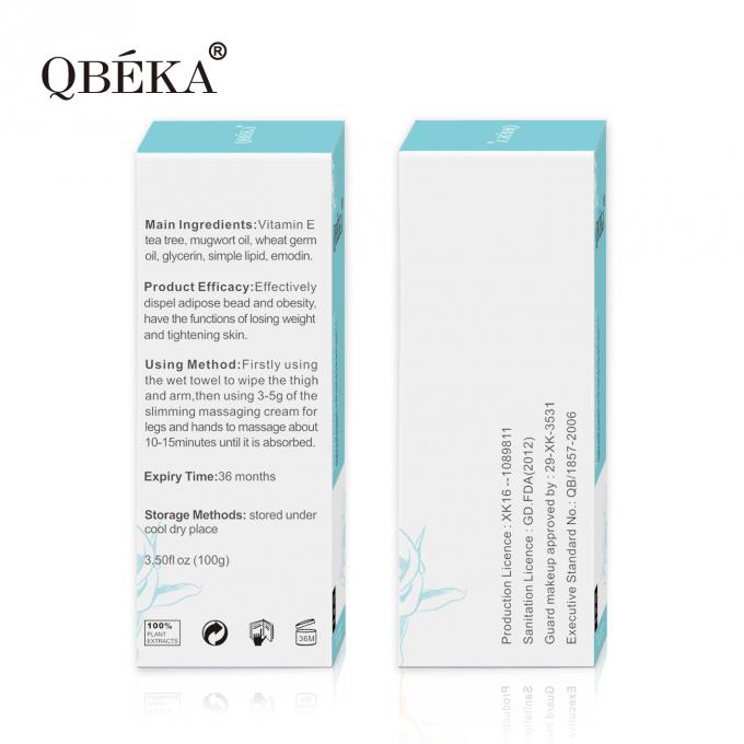 Massage pour perdre du poids QBEKA Crème chaude à l'huile de jojoba pour les jambes et les mains 9
