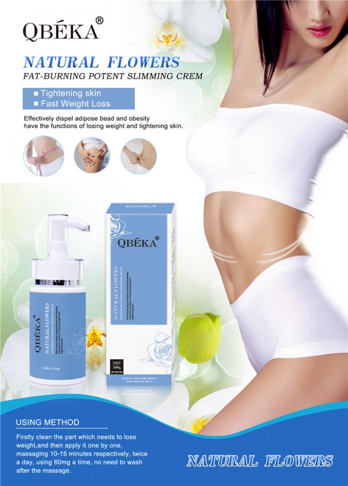 Crème de forme fleurs naturelles brûle-graisse puissante crème minceur de corps avec parfum personnalisé 2