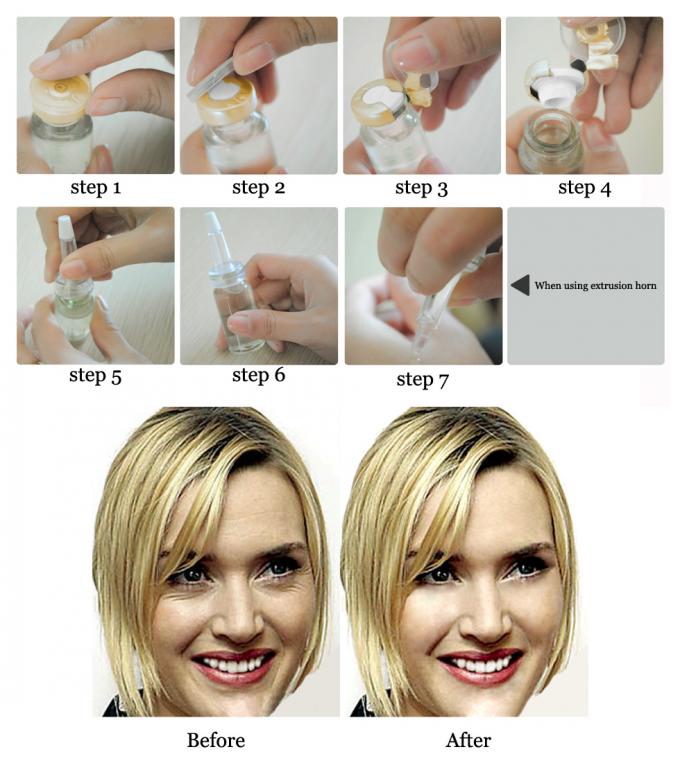 Les peptides de collagène organiques naturels Serum Resserrer et lisser la peau avec la formule naturelle 4
