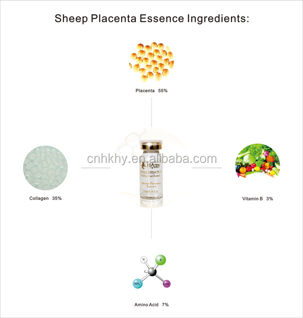 Serum de placenta de mouton hydratant et éclairant 100% pur naturel pour tous les types de peau 7
