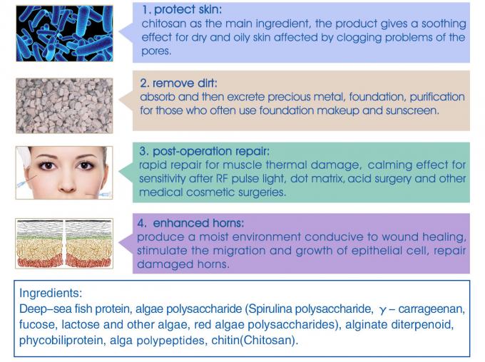 Magie Chitosan polypeptide soins de la peau de soie vitamine C coenzyme parfait sérum de jeunesse 100000pcs 1