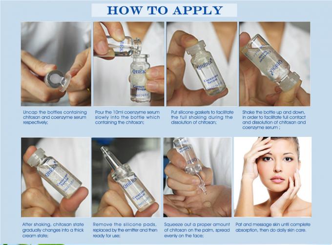 Magie Chitosan polypeptide soins de la peau de soie vitamine C coenzyme parfait sérum de jeunesse 100000pcs 7