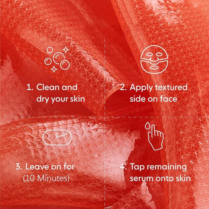 Masque facial hydrogel avec huile de tournesol 5 pièces 2