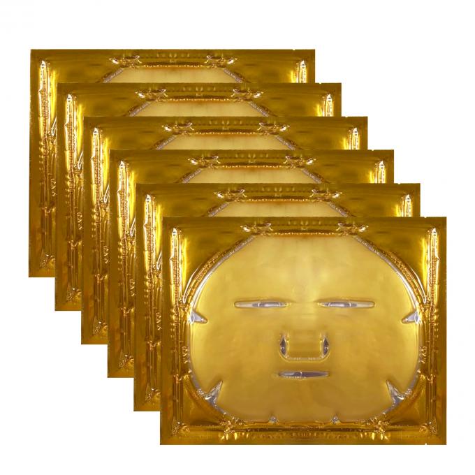 Masque facial en or organique 24K pour la maison Gel apaisant Collagène personnalisable Crystal Beauty 1