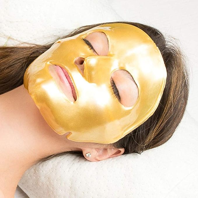 Masque facial en or organique 24K pour la maison Gel apaisant Collagène personnalisable Crystal Beauty 3