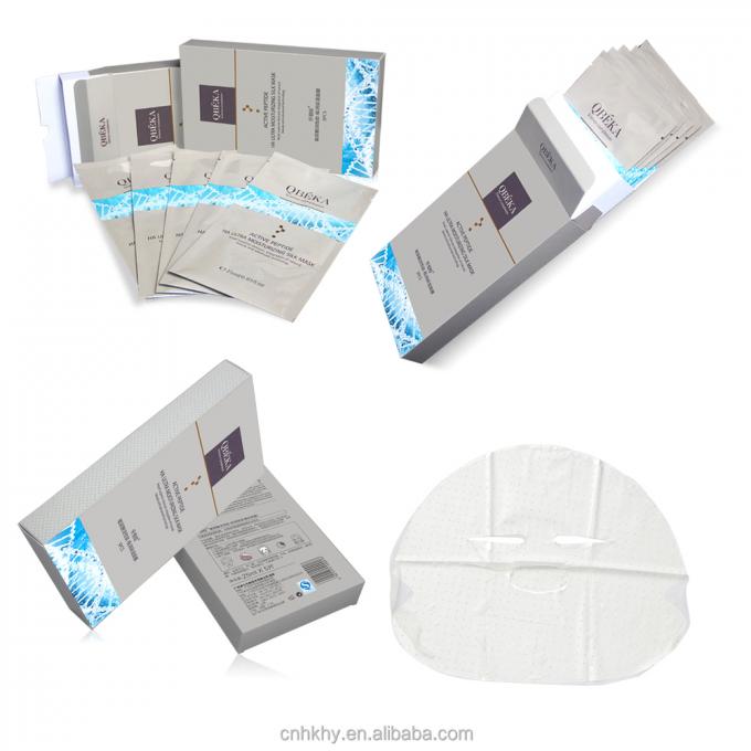 Masque à feuille d'acide hyaluronique au peptide de collagène pour hydrater et anti-âge 1