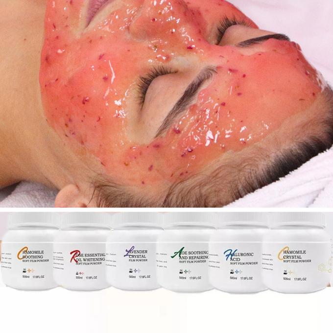 Masque à la gelée de lavande peel-off à domicile Masque facial anti-âge hydratant en poudre personnalisé 0