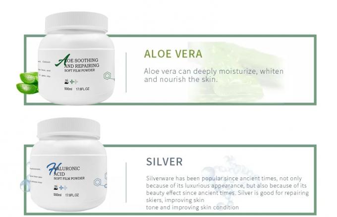 Masque à la gelée de lavande peel-off à domicile Masque facial anti-âge hydratant en poudre personnalisé 3