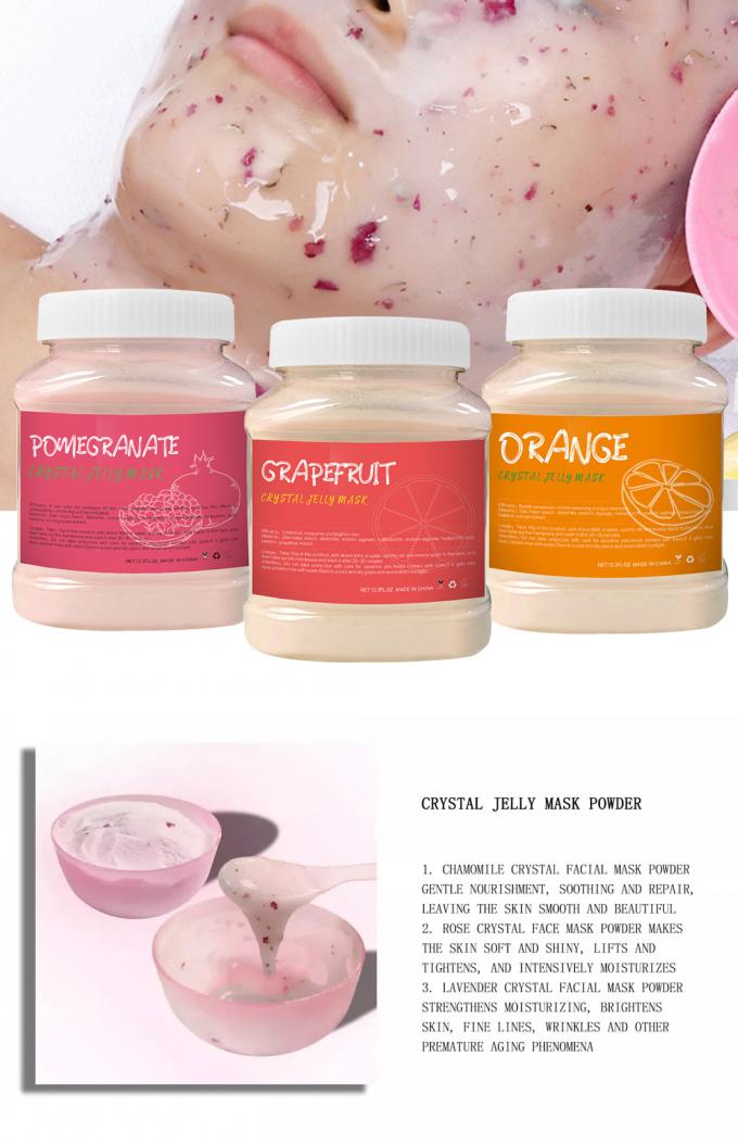 Masque à la gelée de cristal en poudre de fruits biologiques pour le soin du visage 4