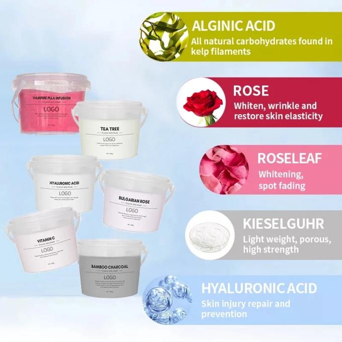 Masque de protection du visage Masque à pâte détachable en poudre de gelée 200 g Volume Ingrédient principal Collagène 9