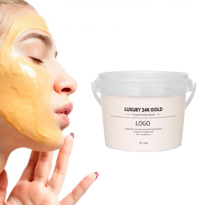Masque de protection du visage Masque à pâte détachable en poudre de gelée 200 g Volume Ingrédient principal Collagène 0