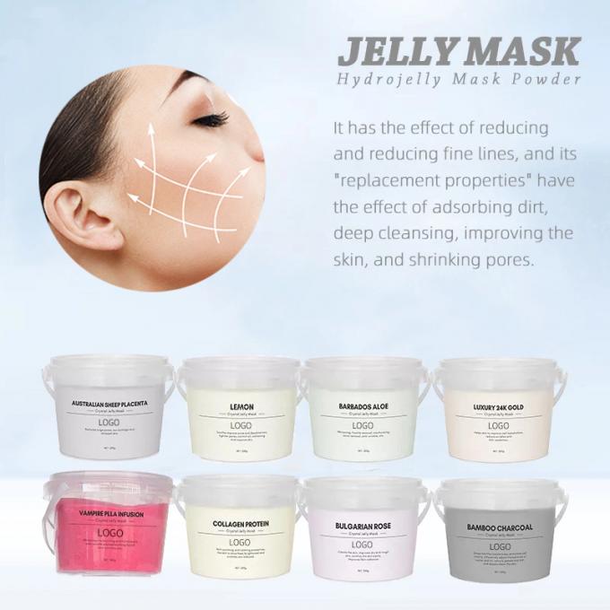 Masque de protection du visage Masque à pâte détachable en poudre de gelée 200 g Volume Ingrédient principal Collagène 2