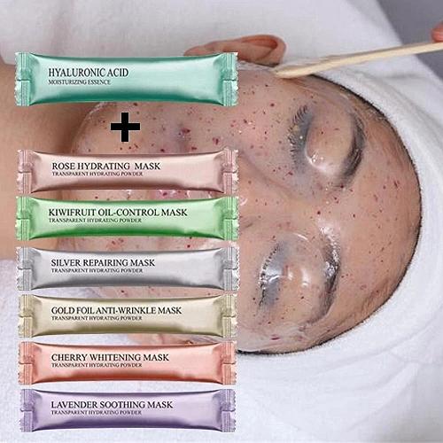 Masque à l' acide hyaluronique fonction de blanchiment Masque facial Masque à la boue douce 4