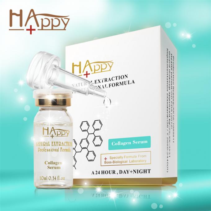QBEKA Matériau de base Super anti-rides Peptides de collagène sérum à domicile Taille régulière 10 ml 5