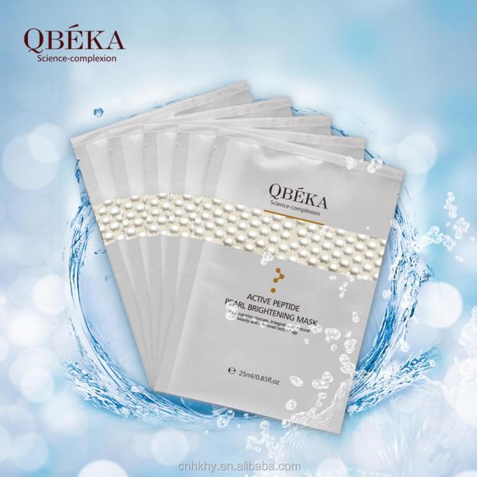 QBEKA Peptide actif Perle blanchissant masque éclairant 5 pièces/boîte pour tous les types de peau 5