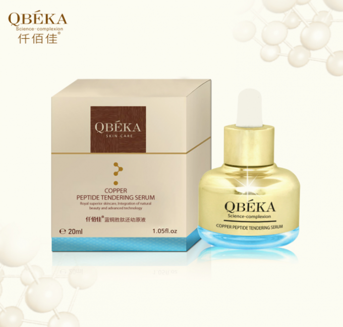 Fournir des échantillons gratuits de sérum de peptide de cuivre de marque privée pour la super réparation anti-âge 0