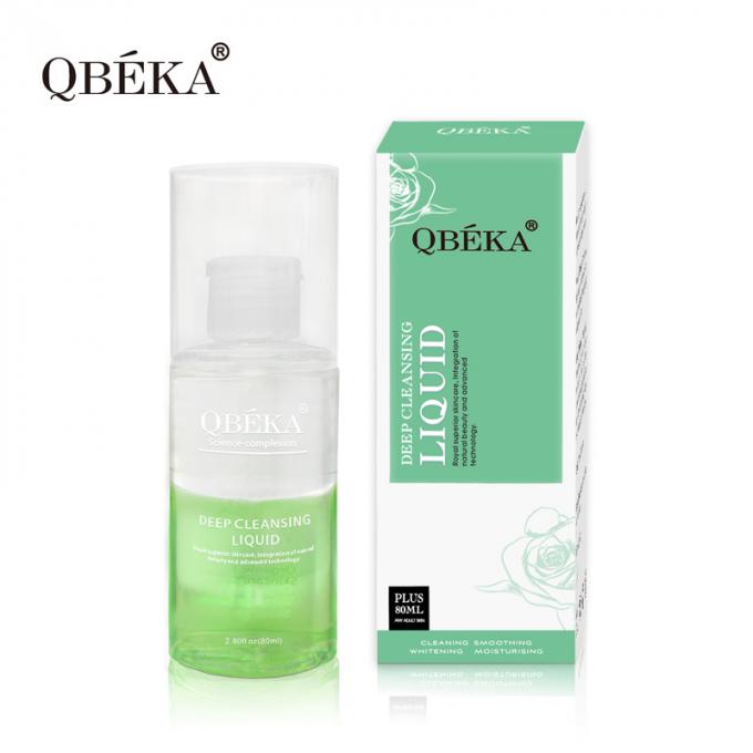 Nettoyage de l'eau de démaquillage 80ml Pas d'irritation Nettoyage en profondeur par une équipe professionnelle de QC 5