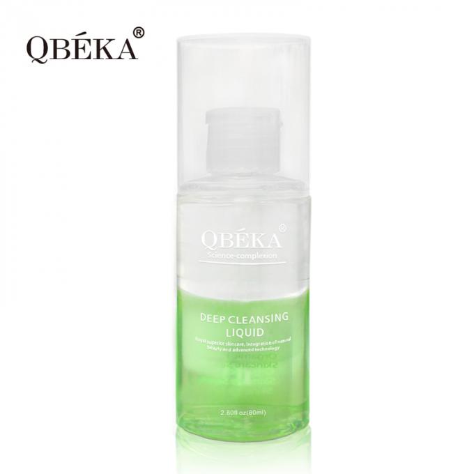 Nettoyage de l'eau de démaquillage 80ml Pas d'irritation Nettoyage en profondeur par une équipe professionnelle de QC 3
