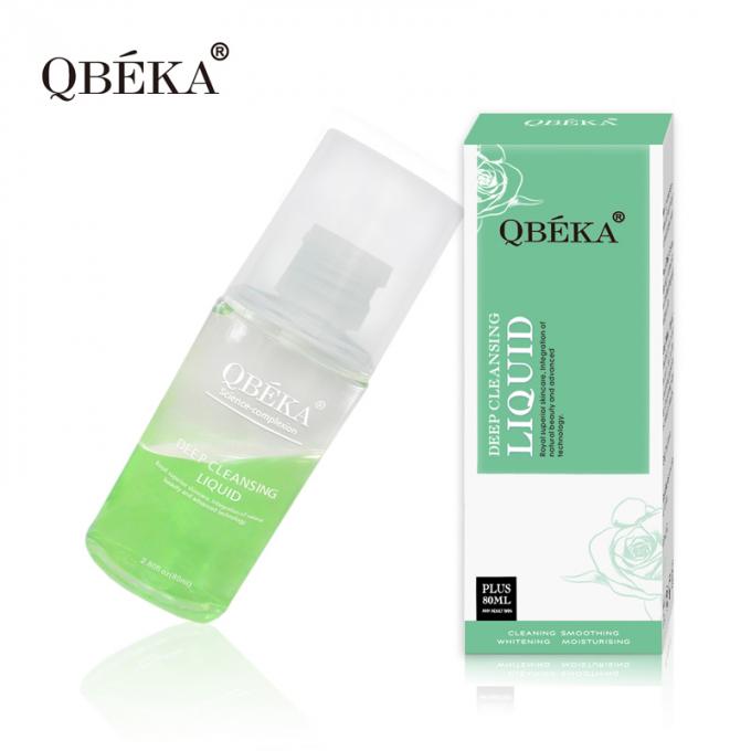 Nettoyage de l'eau de démaquillage 80ml Pas d'irritation Nettoyage en profondeur par une équipe professionnelle de QC 8