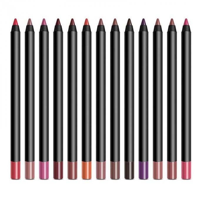 Eyeliner chimique multifonctionnel, liner pour les lèvres et crayon pour sourcils aux couleurs variées 2