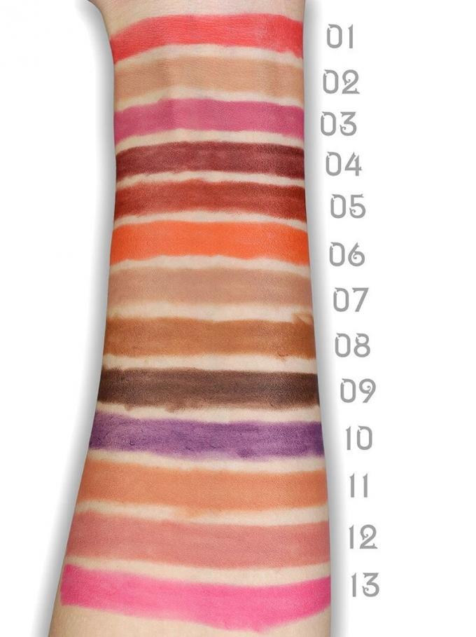 Eyeliner chimique multifonctionnel, liner pour les lèvres et crayon pour sourcils aux couleurs variées 7