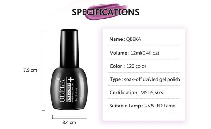 Vernis à ongles en gel UV multicolore et durable avec copolymère d'acrylate 5