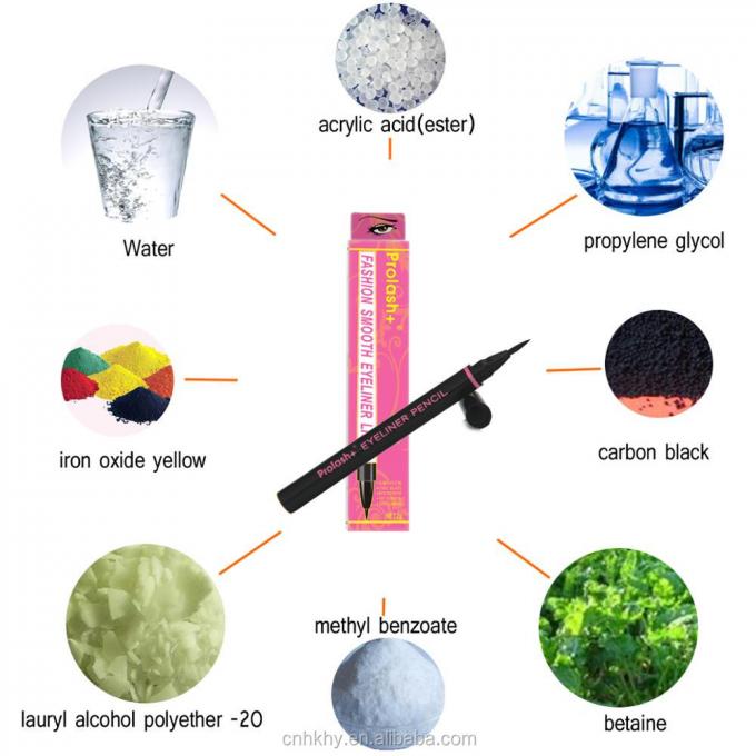 Eyeliner étanche Plume de maquillage pour yeux durable Ultra-fin clip Liquide Outil résistant à la sueur 4