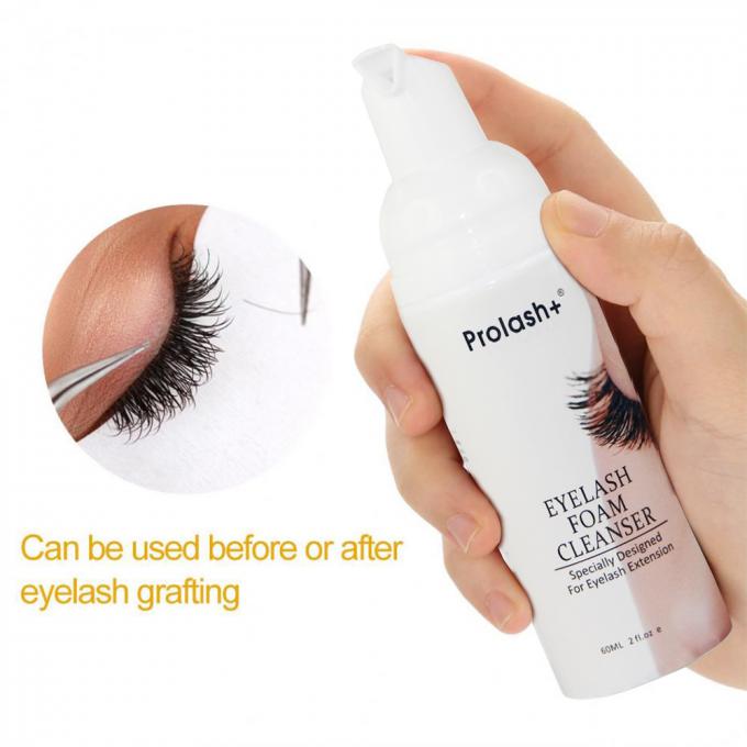 Nettoyeur à base de plantes à mousse de cils Shampooing à perfumes naturels pour le nettoyage en profondeur 0