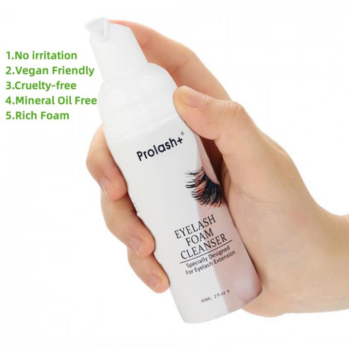 Nettoyeur à base de plantes à mousse de cils Shampooing à perfumes naturels pour le nettoyage en profondeur 1