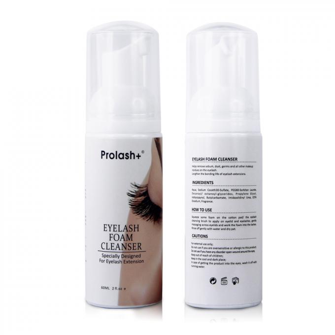 Nettoyeur à base de plantes à mousse de cils Shampooing à perfumes naturels pour le nettoyage en profondeur 9