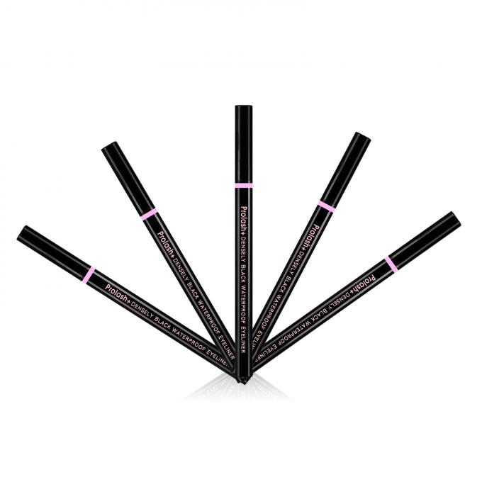 Eyeliner noir de carbone crayon activé à l' eau Eyeliner de marque privée en couleur or rose 5