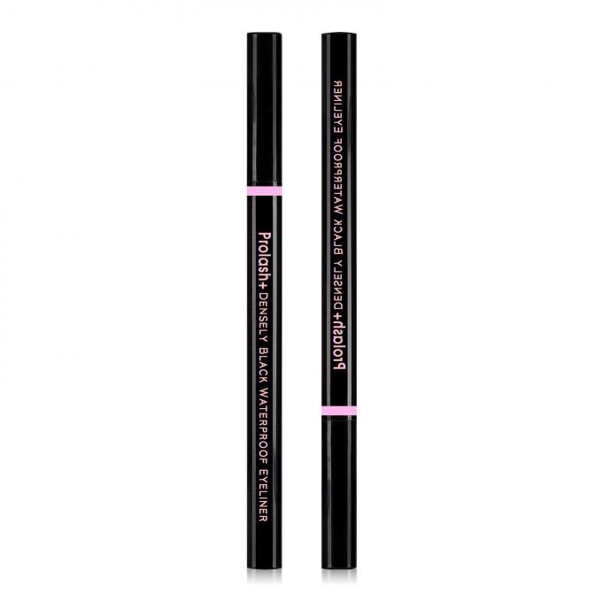 Eyeliner noir de carbone crayon activé à l' eau Eyeliner de marque privée en couleur or rose 6