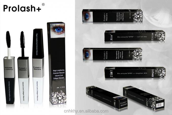 Mascara cosmétique OEM allongeant les cils Mascara en fibre pour des cils plus forts et plus longs 9