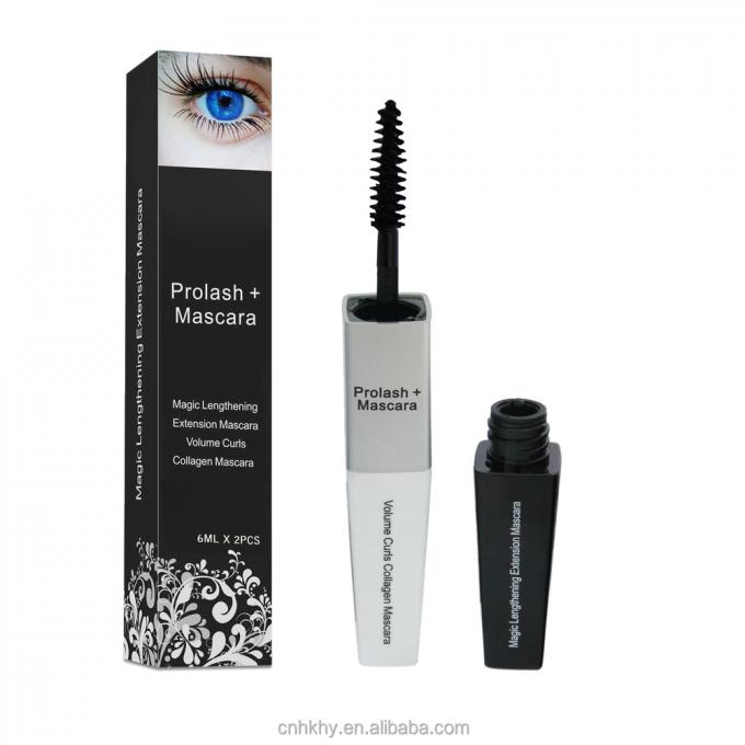 Mascara cosmétique OEM allongeant les cils Mascara en fibre pour des cils plus forts et plus longs 8