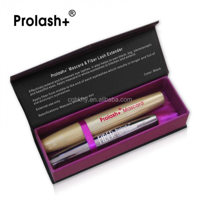 Prolash Mascara Fibre Lash Extender Semi-permanent étanche à l'eau Kit de prolongation de cils noirs 9