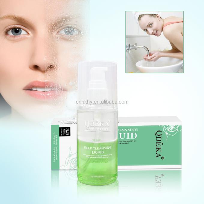Forme Liquide Doux Pas d'irritation Nettoyage du visage en profondeur Liquide de lavage du visage et du maquillage pour les yeux Démaquillant 80 ml 0