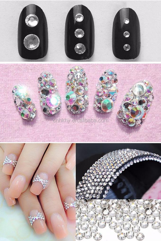 Rhinestones ongles L01 décoration de téléphone à dos plat pierres brillantes 3D pour outil de manucure 45g 4