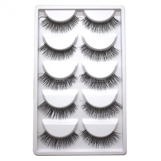 Améliorez votre jeu de maquillage avec 5 paires de faux cils A21 et un style naturel long 2