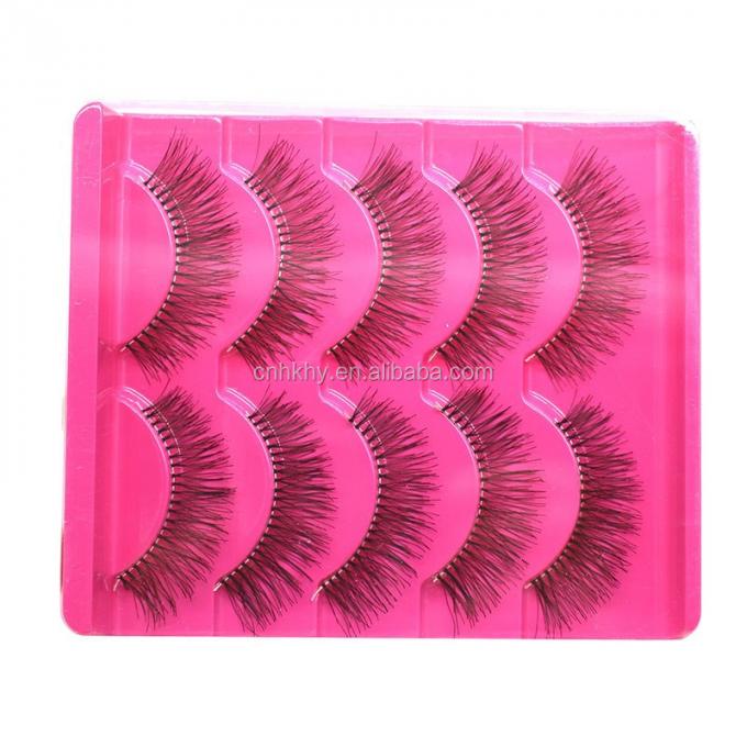 Améliorez votre jeu de maquillage avec 5 paires de faux cils A21 et un style naturel long 3