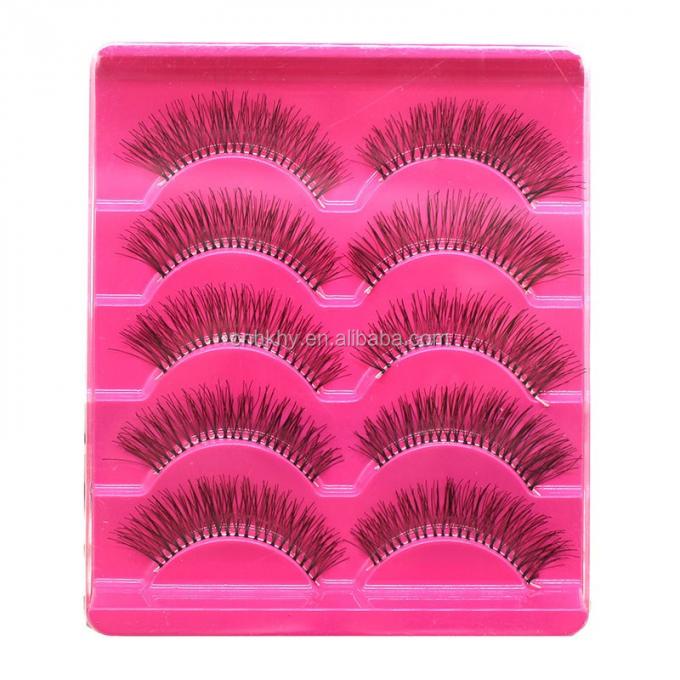 Améliorez votre jeu de maquillage avec 5 paires de faux cils A21 et un style naturel long 5